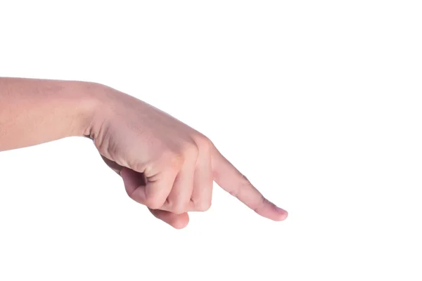 Мужской палец — стоковое фото
