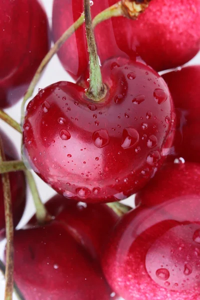 Cireșe roșii — Fotografie, imagine de stoc