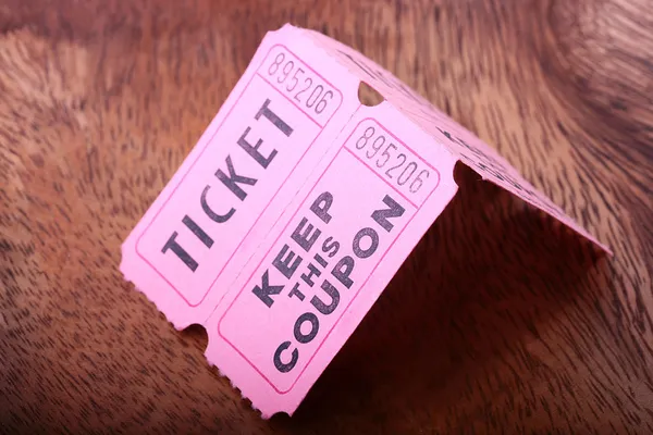 Εισιτήρια και κουπόνι — Φωτογραφία Αρχείου