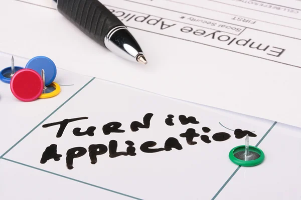Turn in Application — Stock Photo, Image