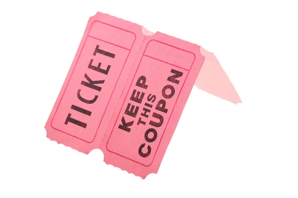 Biglietti con i coupon — Foto Stock