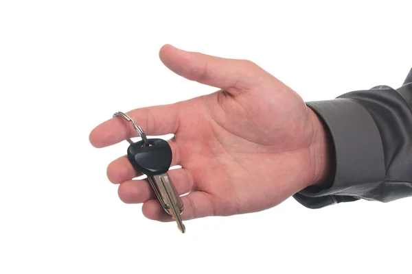 Hand with key — Stock Photo, Image