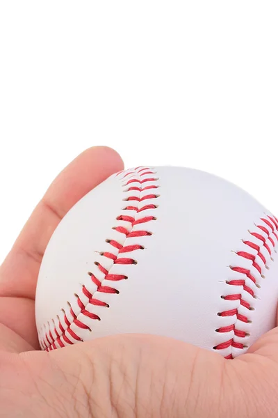 Holding a baseball — Stock Photo, Image