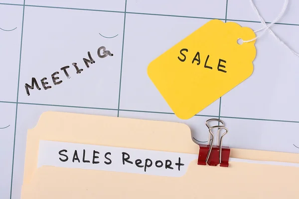 Informe de ventas — Foto de Stock