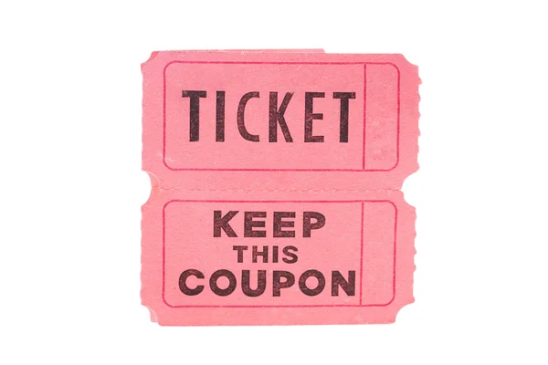 Ticket and Coupon — Stock Photo, Image