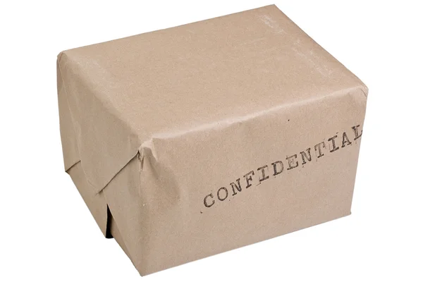 Konfidentiell box — Stockfoto