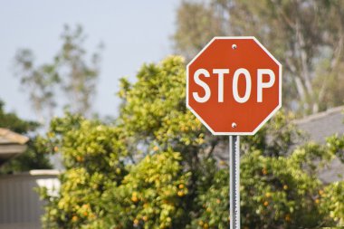 Stop sign clipart