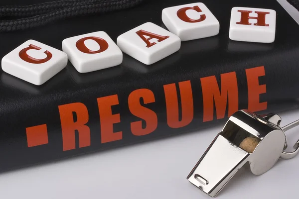 Coaches resume — Stock Photo, Image