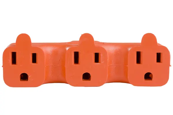 Outlet surge adapter — Stockfoto