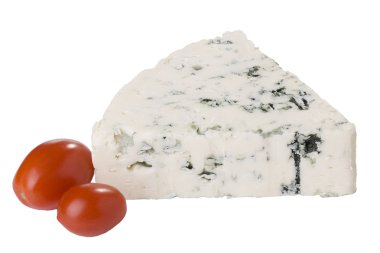 Danish blue cheese with tomato clipart