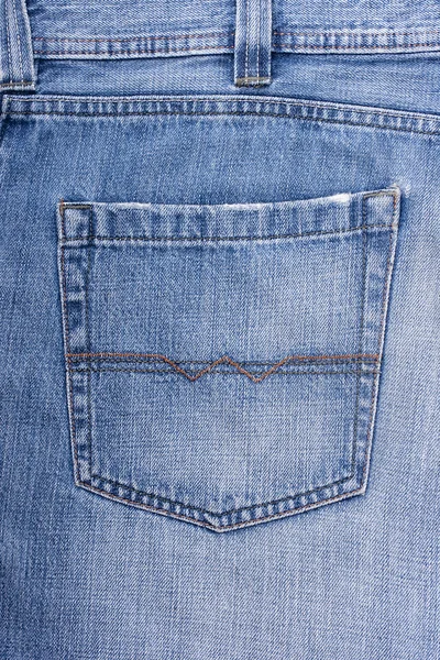 Tmavě modré džíny — Stock fotografie