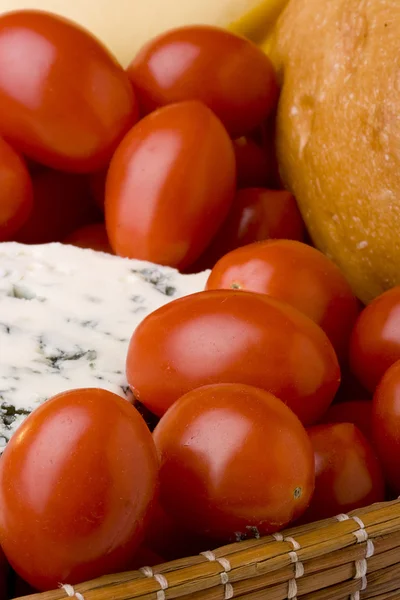 Tranche du fromage bleu danois — Photo