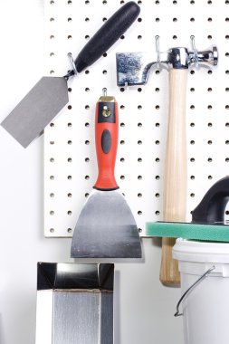 Plastering tools clipart