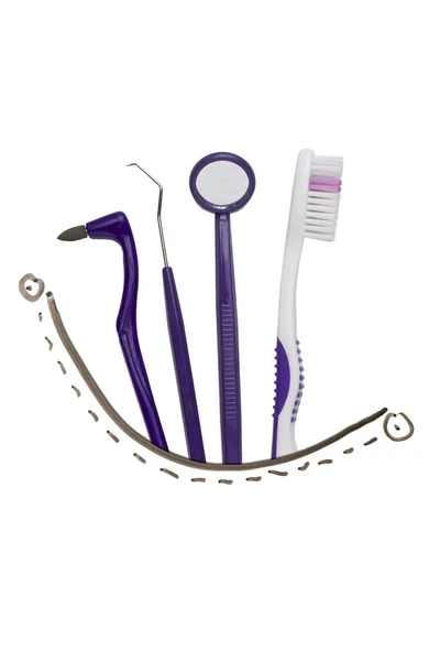 Tandläkare verktyg — Stockfoto