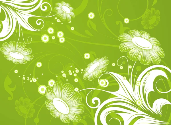 Fondo abstracto floral — Vector de stock