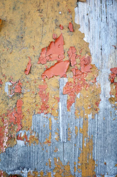 Chipped colorido fundo placa de madeira — Fotografia de Stock