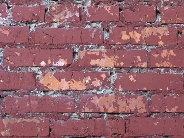 Старий червоний цегляний фон стіни — стокове фото