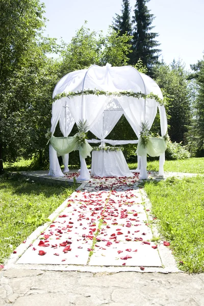 Свадебная палатка — стоковое фото