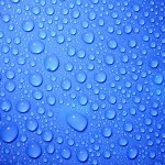 Water drops on a blue glass — Stock Photo © sergeypeterman #1124333