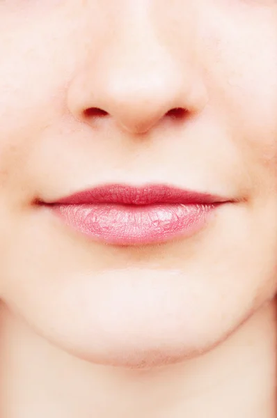 Closeup of a female face — Stock Photo, Image