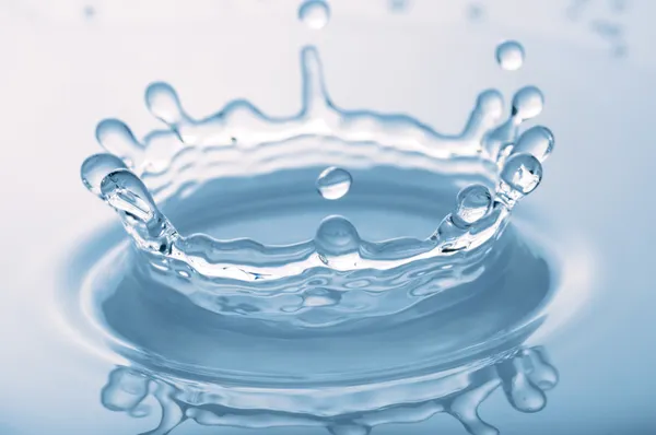 Close-up de respingo de água — Fotografia de Stock