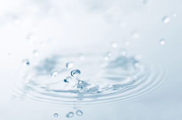Closeup stříkající vodě — Stock fotografie