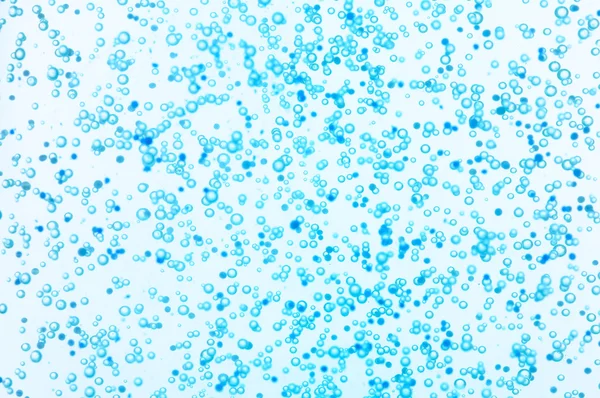 Zbliżenie struktury żel pod prysznic niebieski — Zdjęcie stockowe
