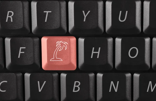 Клавіша Palm на клавіатурі — стокове фото