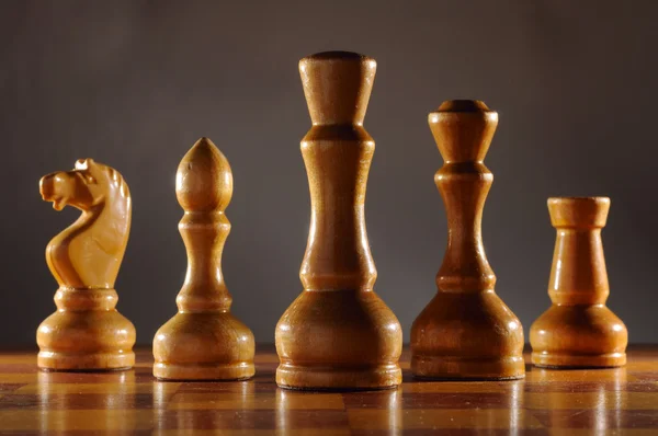 高齢者チェス セット — ストック写真