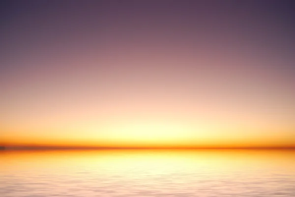 Lila soluppgång i havet — Stockfoto