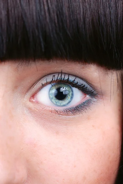 Closeup of beautiful women eye — Stock Photo, Image