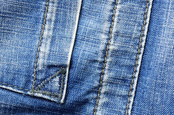 Bolso jeans azul — Fotografia de Stock