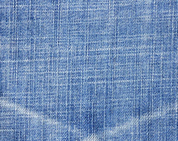 Highly detailed blue jeans texture — Stock Photo, Image