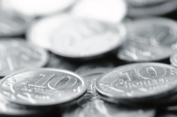 Monedas de plata —  Fotos de Stock