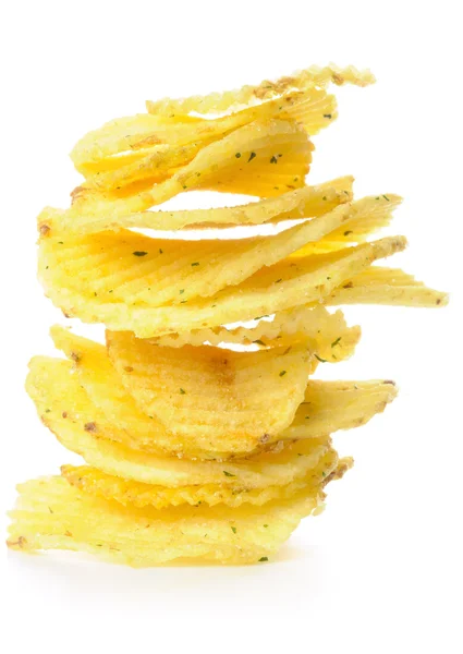 Chips stapeln — Stockfoto
