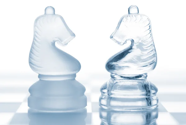 Cavalieri degli scacchi . — Foto Stock