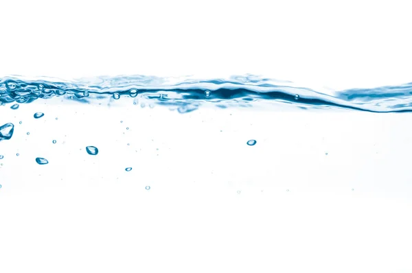 Close-up van watergolven geïsoleerd op wit — Stockfoto