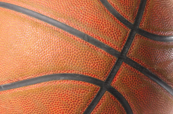 Nahaufnahme eines Basketballballs — Stockfoto