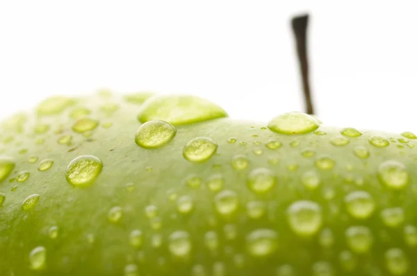 Closeup mokrý apple — Stock fotografie