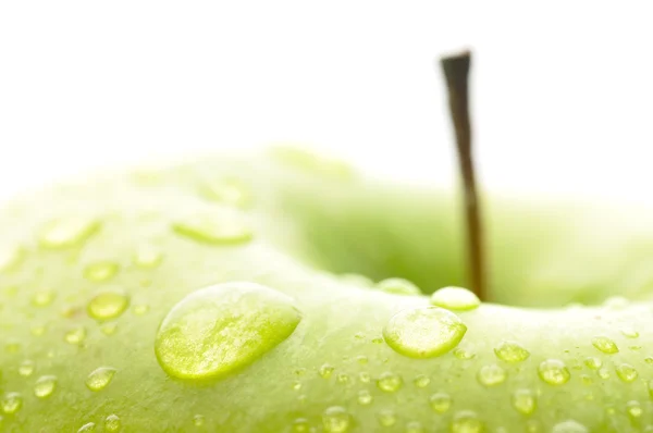 Primer plano manzana mojada —  Fotos de Stock