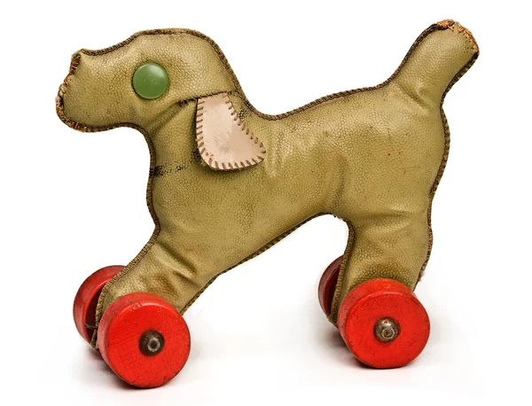 ヴィンテージのおもちゃの犬 — ストック写真