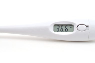 Digital Thermometer (Isolated) clipart