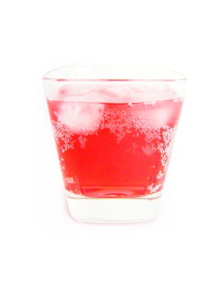 Copo de suco vermelho — Fotografia de Stock