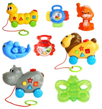 Toys collection clipart