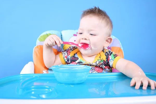 stock image Child dines