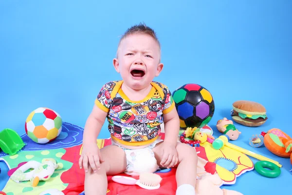 Baby weint lizenzfreie Stockbilder