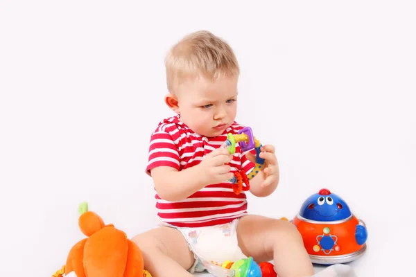 Child playing toys — Stock Photo, Image