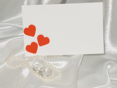 White postal for congratulation clipart