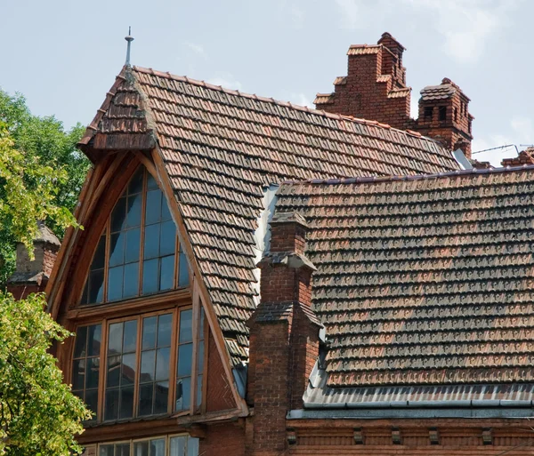 Střecha starého domu — Stock fotografie