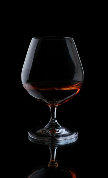 Glas met cognac — Stockfoto